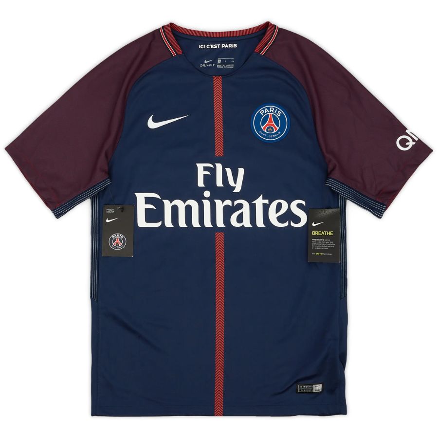 PSG Retro Home 2017/18 Fan Jersey Neymar Jr 10