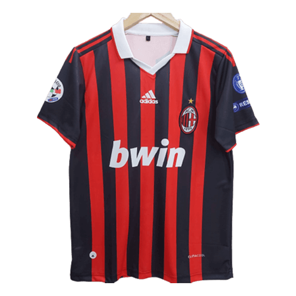 Ac Milan Ronaldinho Embroidery Retrô Jersey - Collection