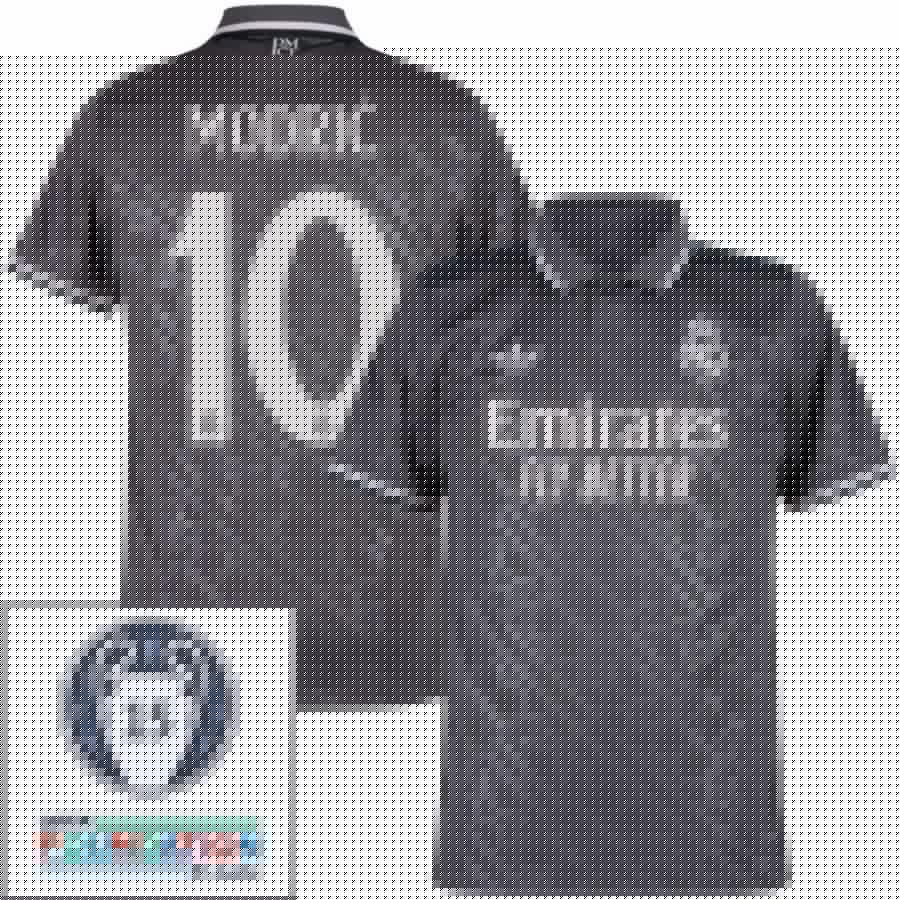 Real Madrid Modric 10 Third Fan Jersey 2024/25 Patches UCL UEFA Foundation (Official Printing)