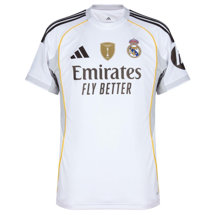 Real Madrid Home TRENT #12 Fan Jersey 2025/26 FIFA Intercontinental Champions Patch