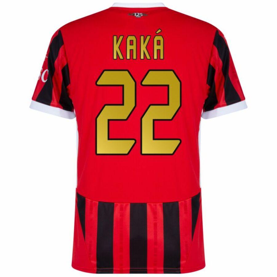 AC Milan Home Fan Jersey 2024/25 Patches UCL UEFA Foundation (Official Printing)